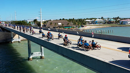 Wounded Warrior Project's Soldier Ride helps warriors engage in physical activity, build skills, and connect with each other.